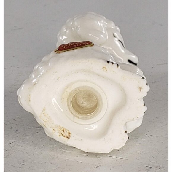 Bone China Japan White Poodle Shaker Salt Pepper Single - Picture 6 of 6